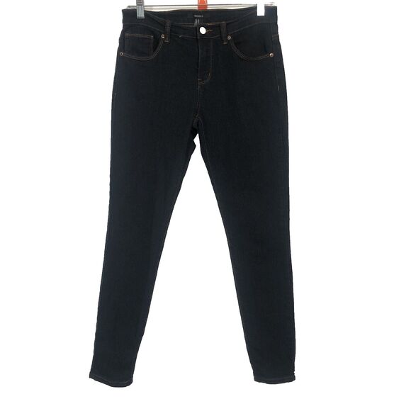 Forever 21 Womens Straight Skinny Ankle Jeans Size 27 Dark Wash Classic Chic - Picture 5 of 10